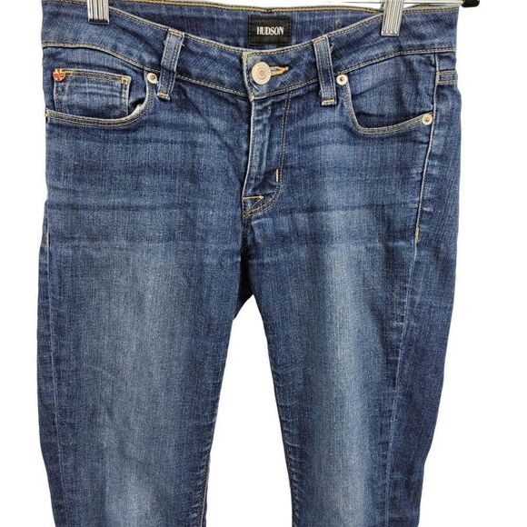 Hudson Krista Super Skinny Jeans 26 Medium Wash NW4072NA Low Rise Stretch - Picture 6 of 17